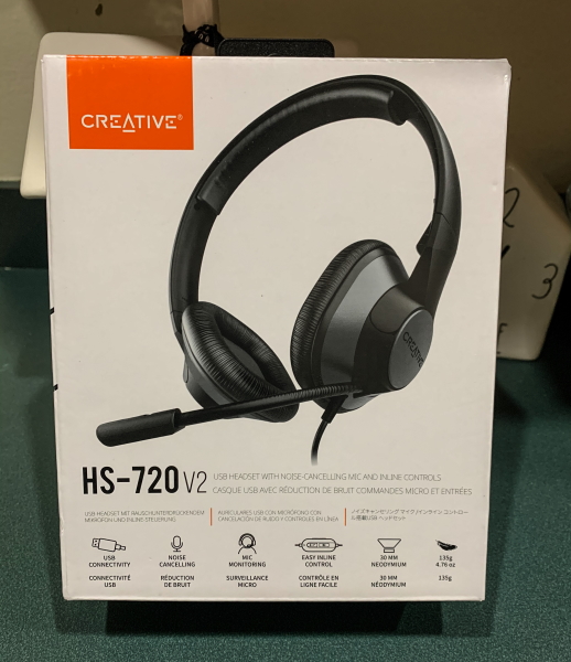 Creative HS-720 V2 - Casque USB avec micro à condensateur