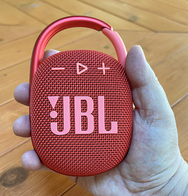 Green JBL Clip 4 Waterproof Portable Bluetooth Speaker with up to 10 Hours of Battery