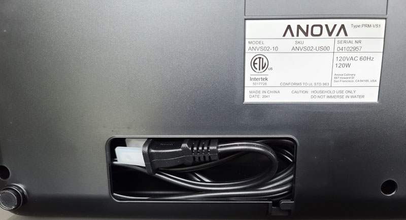 Anova Culinary Precision Vacuum Sealer Pro - Black, Medium ANVS02-US00  851607006472