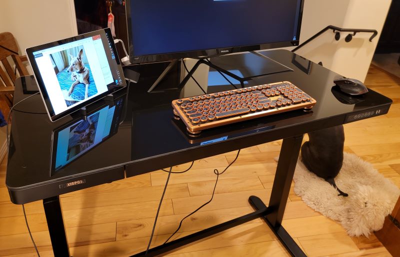 Comhar Standing Desk with Drawers