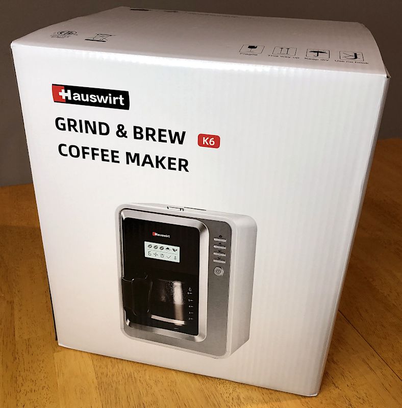 Hauswirt® 6-Cup Grind & Brew Coffee Maker