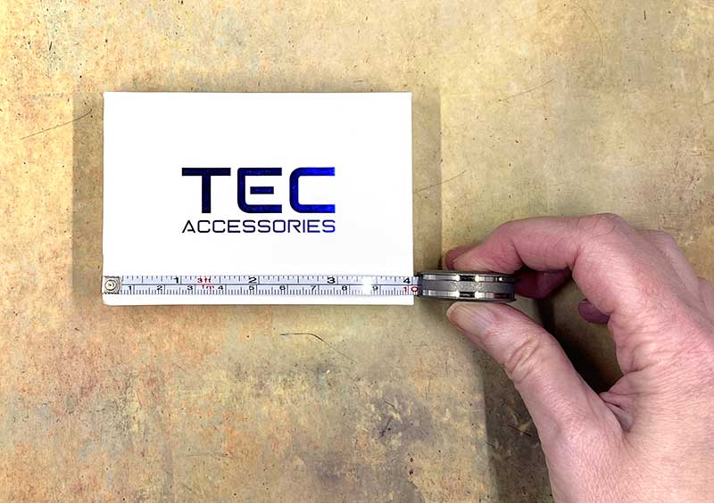 Ti-Tape Titanium Tape Measure Stonewashed