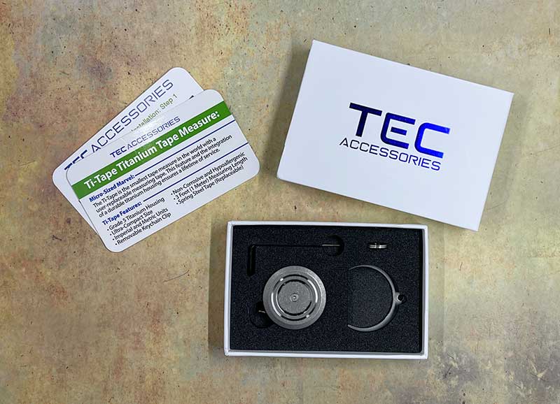 TEC Accessories Ti-Tape Titanium Tape Measure review - The Gadgeteer