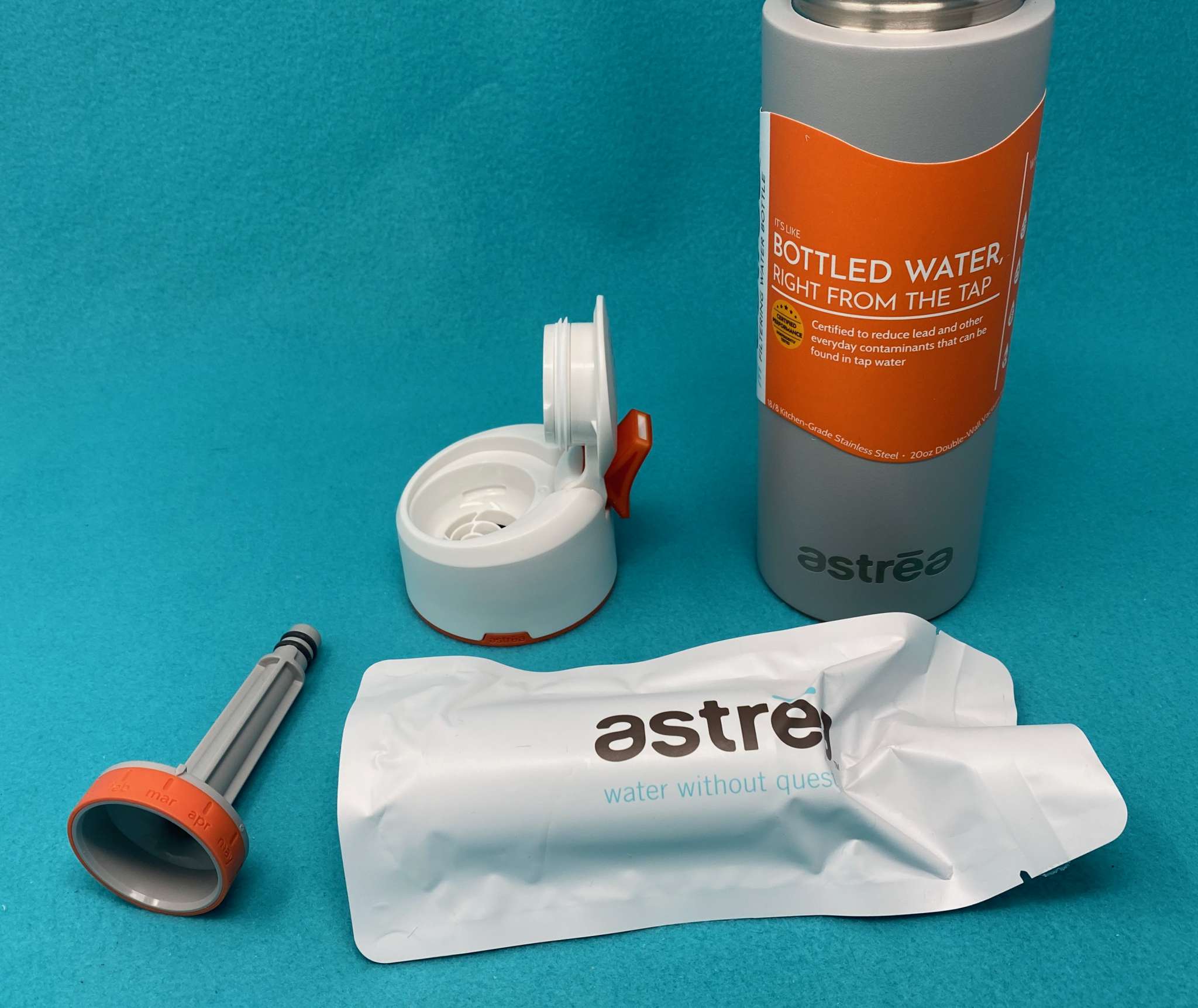 Astrea ONE water bottle review - Fights pollution two ways! - The Gadgeteer