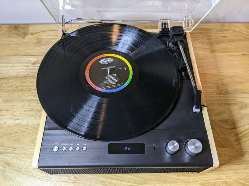 Victrola Eastwood Record Player - Dual Bluetooth 5.0 Turntable with  Built-in Stereo Speakers and Audio Technica Cartridge