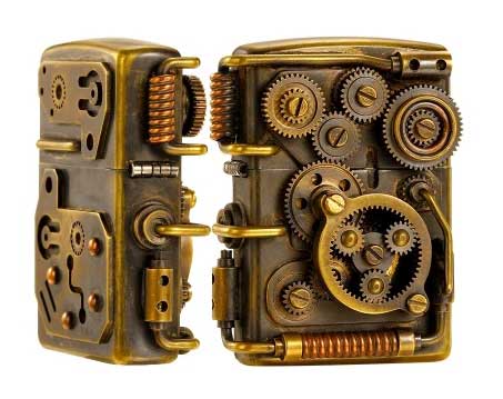 Steampunk makes this lighter look more awesome than it is - The Gadgeteer