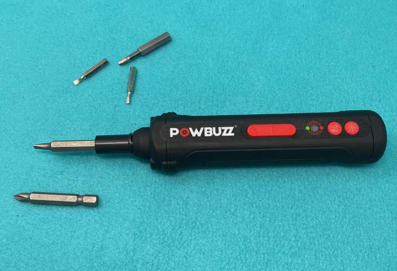 PowBuzz battery powered screwdriver review The Gadgeteer