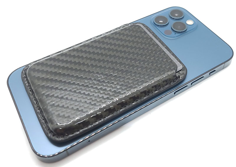 Monocarbon MagSafe carbon fiber iPhone wallet review The Gadgeteer