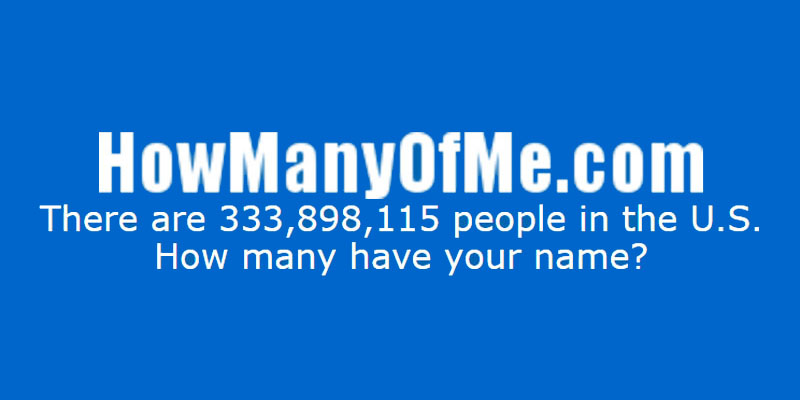 website howmanyofme 2 1