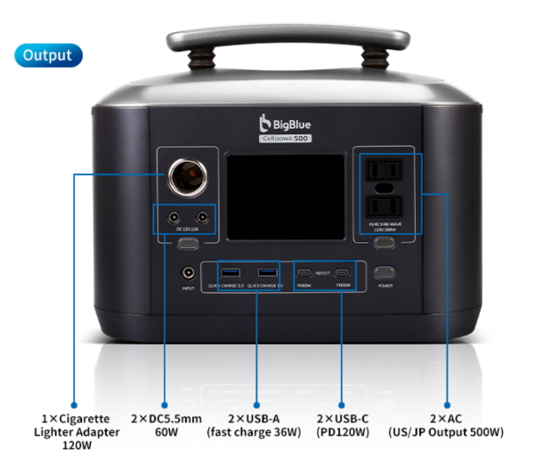 BigBlue Cellpowa 500 12