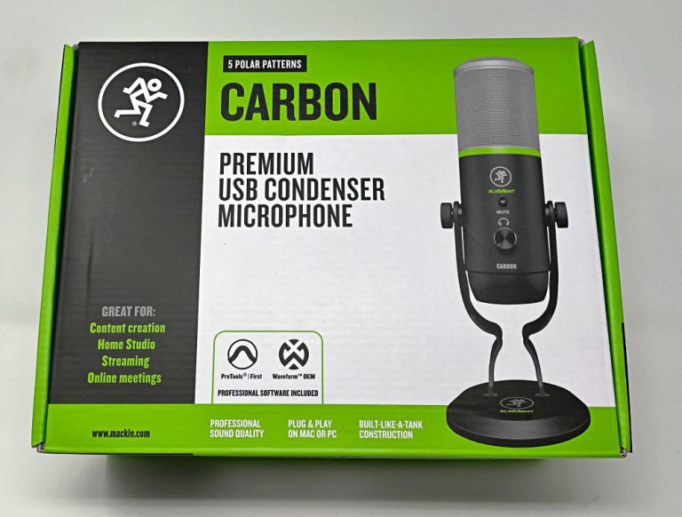 Mackie Element Series Carbon Microphone review The Gadgeteer