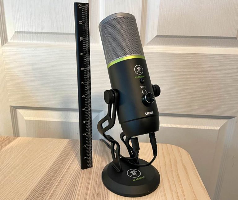 Mackie Element Series Carbon Microphone review The Gadgeteer