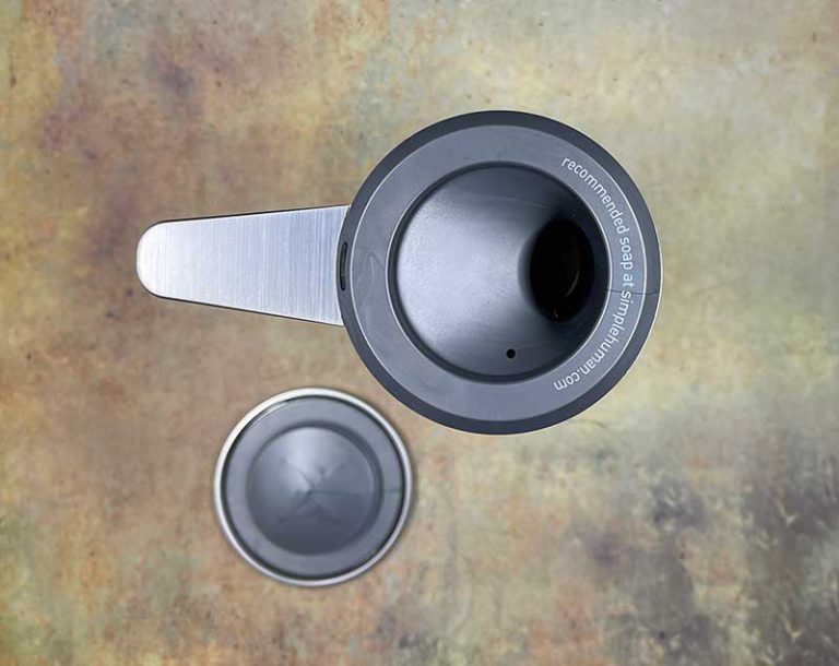 Simplehuman rechargeable liquid soap dispenser review The Gadgeteer