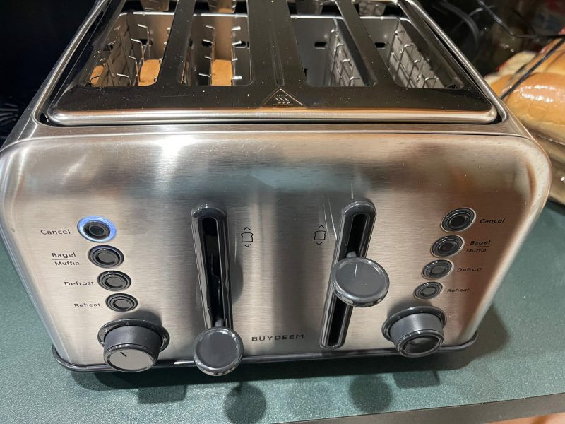 Buydeem 4-Slice Toaster Stainless Steel