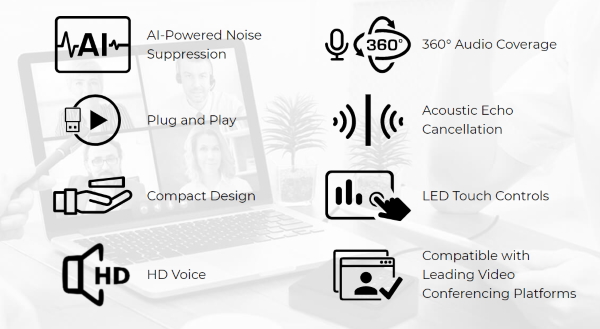 AverMedia AS311 AI Speakerphone 8