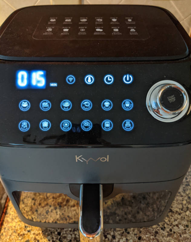 Kyvol Epichef AF60 Air Fryer 6QT Large Capacity with Viewing Window