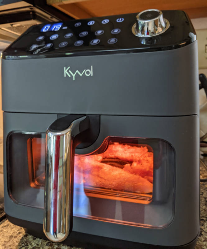 Kyvol Epichef AF600 6qt Large Capacity Air Fryer With Wi-Fi Smart Control,  Black - Best Babie KVAF600-BK