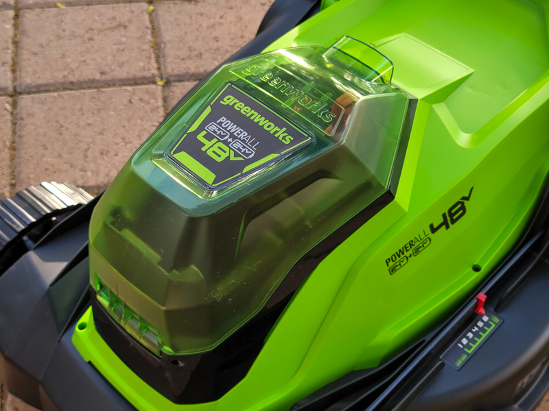 greenworks mower 15