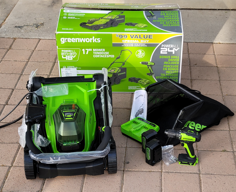 Greenworks 48v cordless online lawn mower