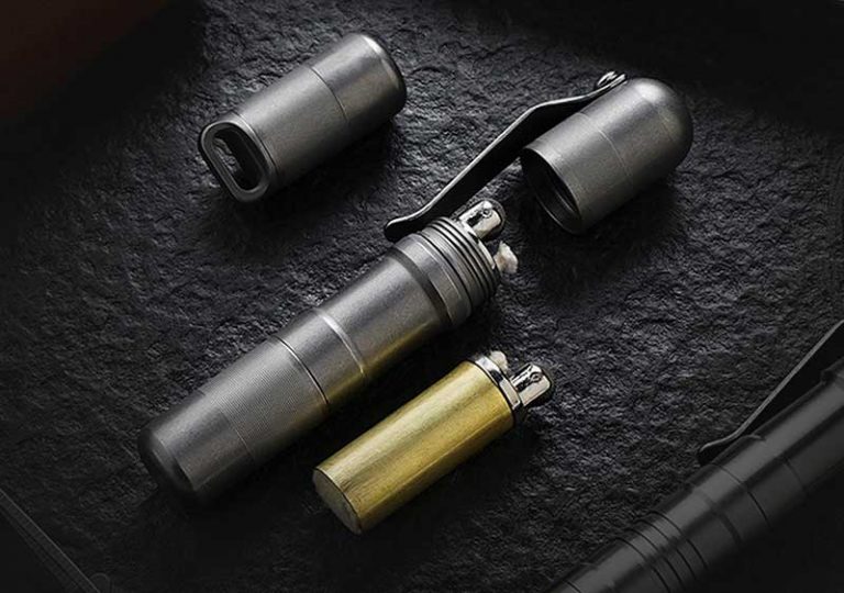 This EDC flashlight can start a fire and hold your meds The Gadgeteer