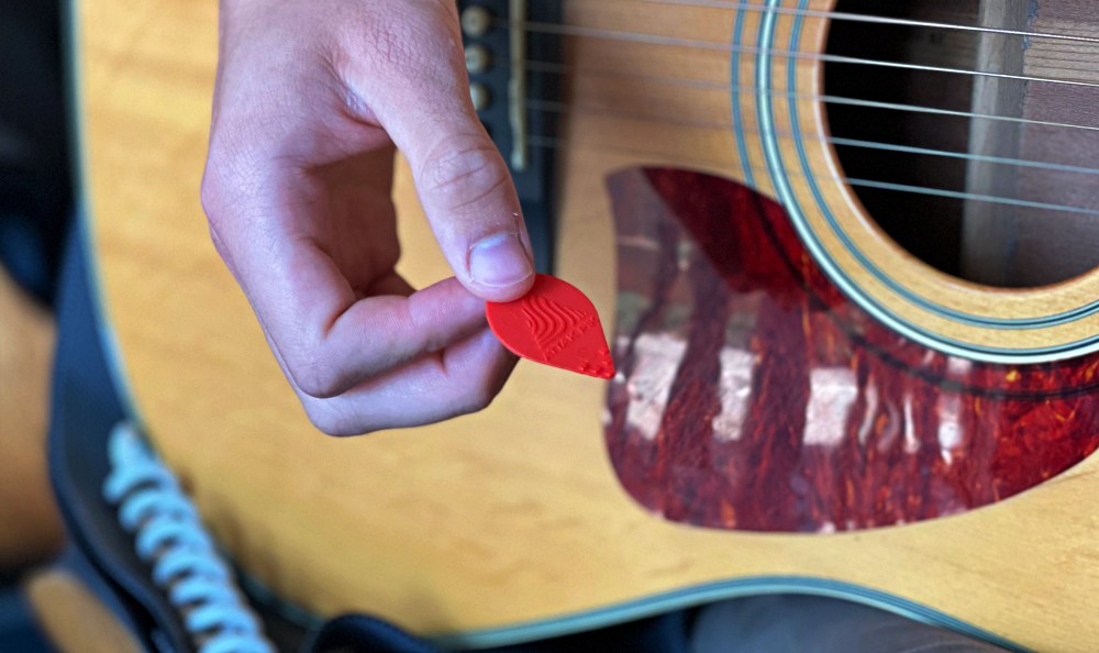 guitar and pick