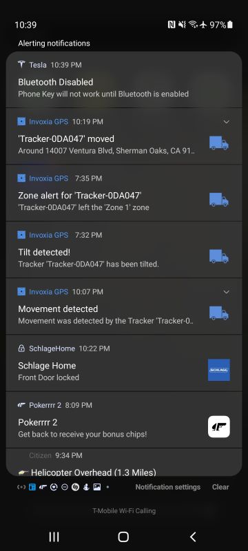 Invoxia notifications 10