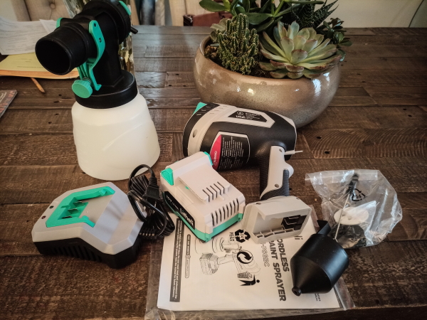 Litheli HVLP Cordless Paint Sprayer review The Gadgeteer