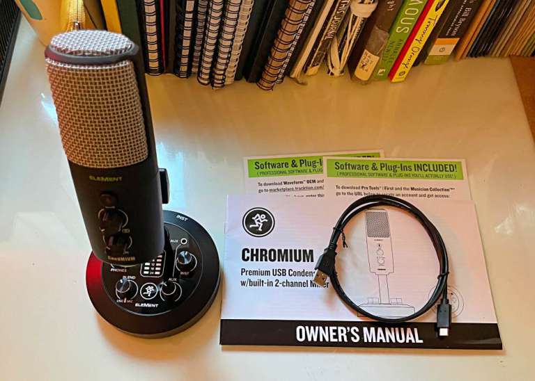 Mackie Element Series Chromium Microphone Review A Desktop Mic For