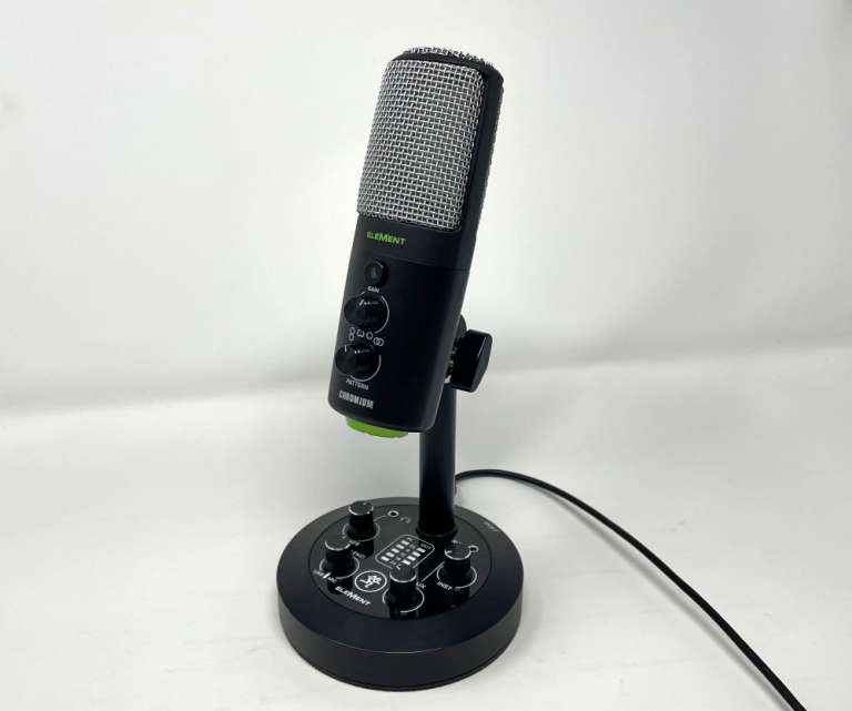 Mackie Element Series Chromium Microphone review A desktop mic for