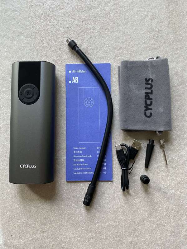 Cycplus A8 air inflator review - A handy air pump to have around - The  Gadgeteer