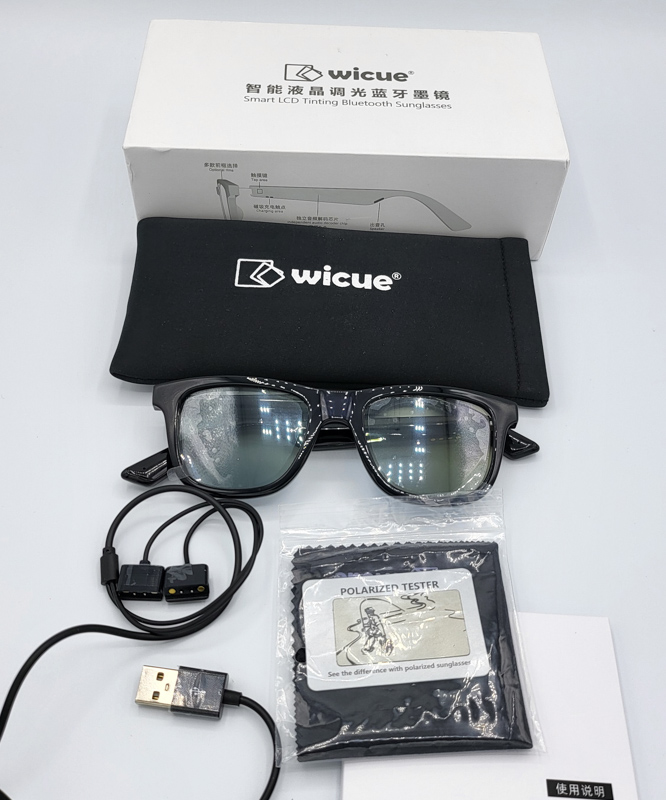 Bluetooth Speaker Sunglasses Wicue Black