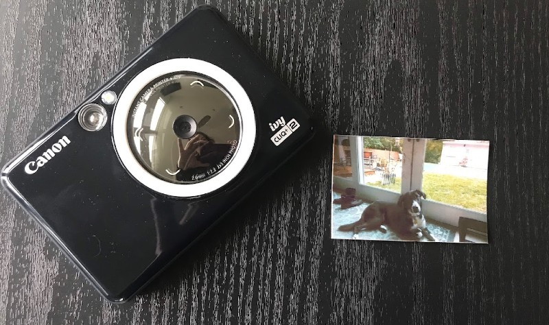 The Canon Ivy Cliq+ 2 Can Print Circular Photos