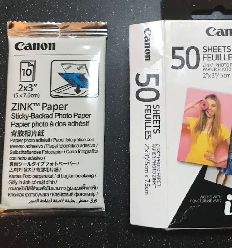 Canon ZINK Photo Paper Pack (20 Sheets) for the IVY Mini Photo Printer