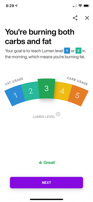 Lumen reveals if your body is burning fat or carbs with a single