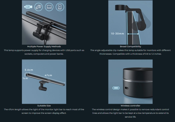 seenda monitor light bar