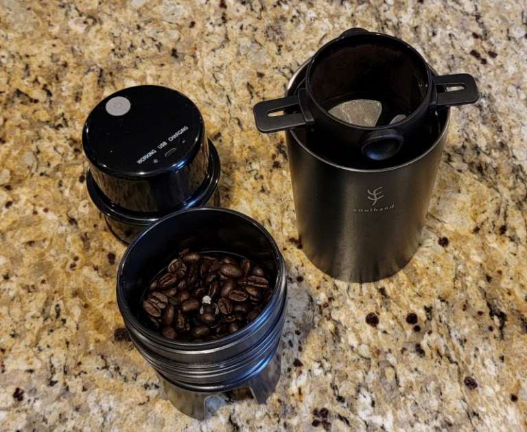 Soulhand USB Electric 5 in 1 Travel Coffee Grinder Review - The Gadgeteer