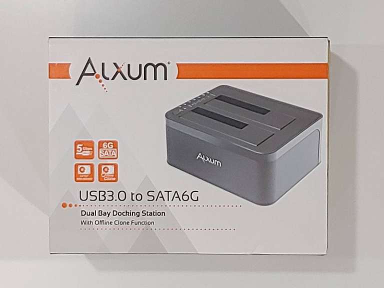 Alxum SATA hard drive docking station and offline disk duplicator ...