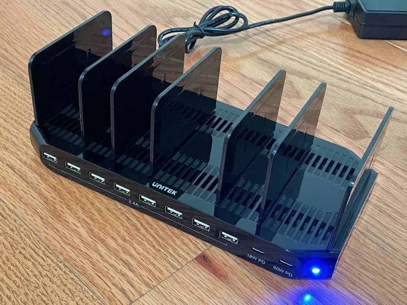 Unitek 120 Watt, 10-Port USB charging review - 2021 solution to “remember the batteries.” Gadgeteer