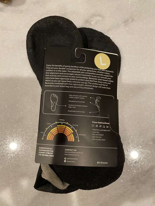 Baresocks Ultra-Portable Footware Review - The Gadgeteer