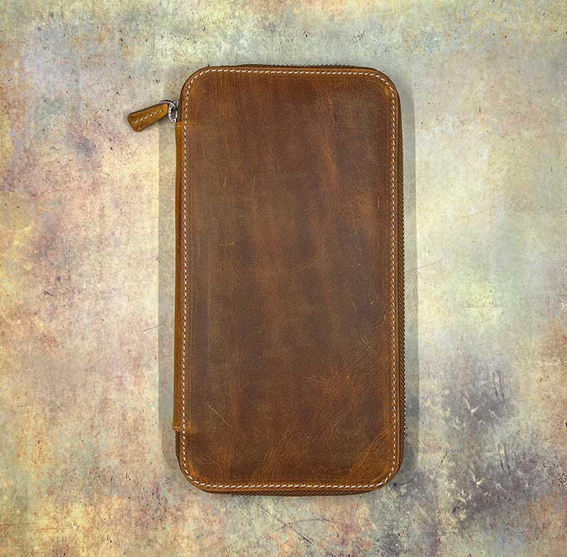Galen Leather Hobonichi Weeks Cover - Brown