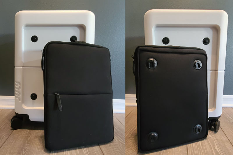 July Carry-On Pro SnapSleeve Luggage review