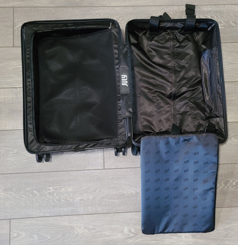 July Carry-On Pro SnapSleeve Luggage review