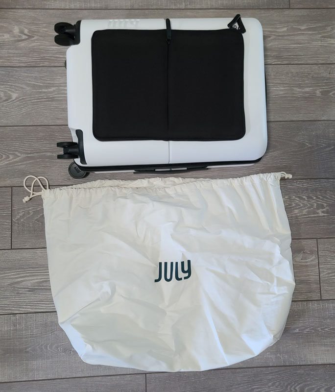 July Carry-On Pro SnapSleeve Luggage review