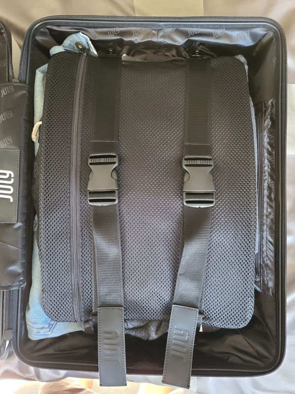 July Carry-On Pro SnapSleeve Luggage review