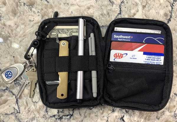 Edc Pouch, Edc Pocket Organizer, Mini Tool Pouch With 4 Pockets