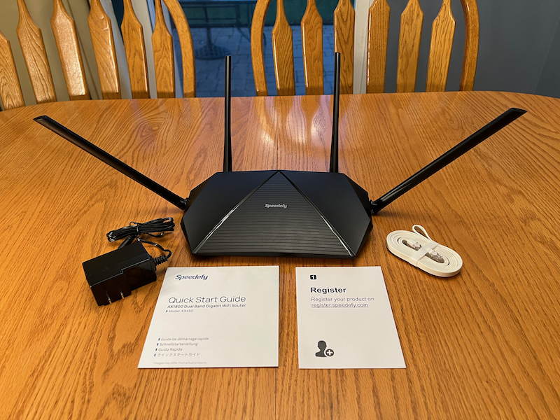 Speedefy AX1800 WiFi 6 Router (KX450) - Product Details