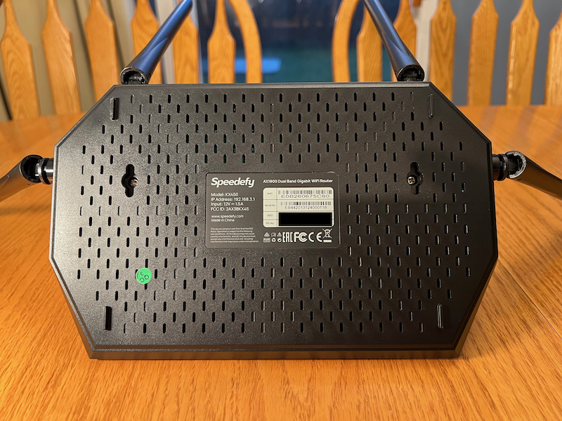 Speedefy AX1800 WiFi 6 Router (KX450) - Product Details