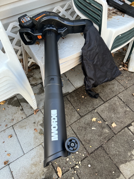 MAXLANDER 2 in 1 Cordless Leaf Blower & Vacuum Cleaner with Bag