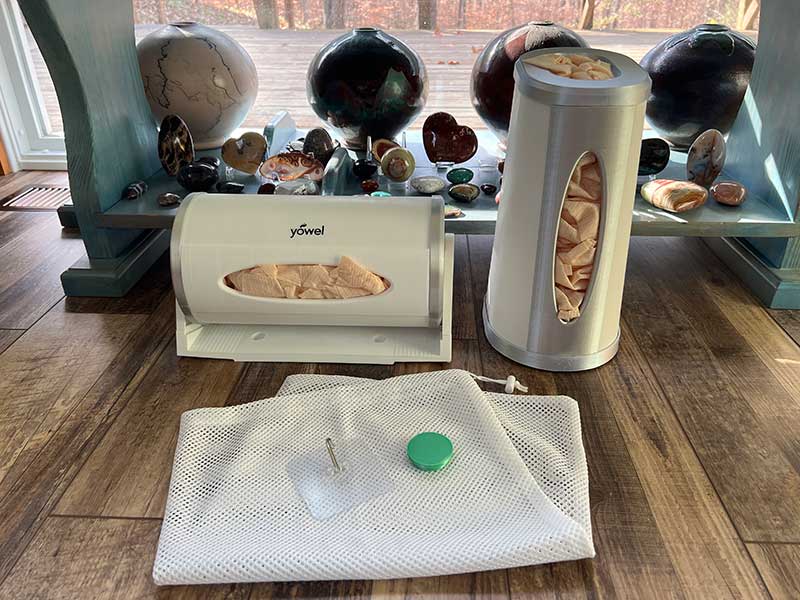 Paper Towel Holder with Reusable Paper Towel Alternative