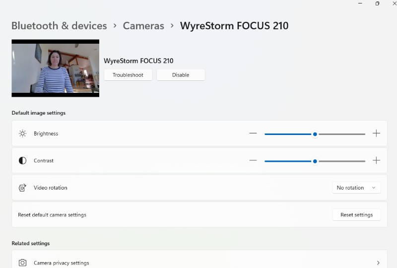 WyreStorm Webcam 3